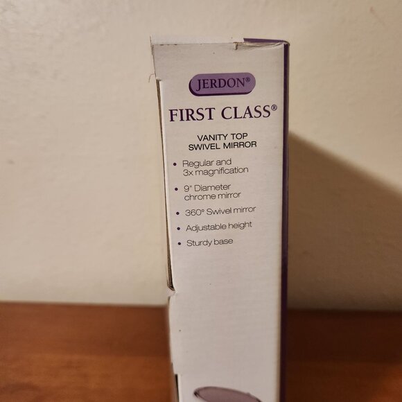 Jerdon First Class 3X Magnification Swivel Vanity Mirror - Picture 2 of 6
